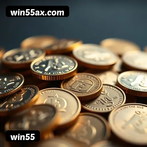 win55 bônus R$5.000 + 500 giros - Rollover 35x, prazo 30 dias, 38% taxa conversão